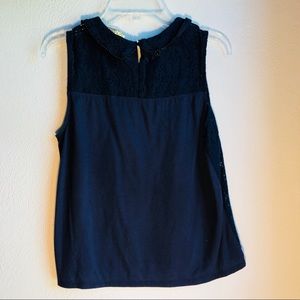 Vera Wang Navy Blouse